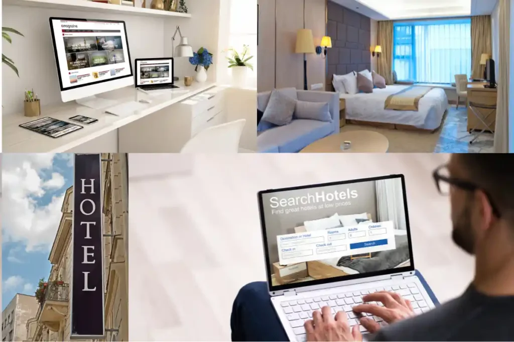 Hotel website design in Varanasi with online room booking and gallery showcase.