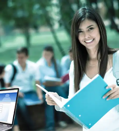 Dynamic school website design in Varanasi with online admission and student dashboard.